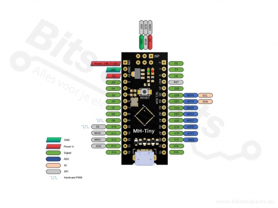 ATtiny88 MH-Tiny micro development board 16MHz 